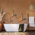 thumbnail image 6 of 6X 3 Size Mallard Duck Wall Art Wooden Ducks Wall Decor Rustic Flying Birds Wall Decor Carved Wood Wall Art for Home, 6 of 6
