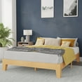 thumbnail image 2 of Flash Furniture Evelyn Collection Wood Platform Bed Frame, Natural, Queen, 2 of 11