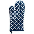 thumbnail image 2 of DII Modern Style Cotton Lattice Oven Mitt in Nautical Blue (Set of 2), 2 of 8