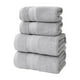 thumbnail image 2 of Juego de toallas de baño. Toallas suaves y absorbentes. Tejido de poliéster de secado rápido. Ideales para un baño tipo spa. Artículos de lujo para el hogar (Gris)., 2 of 9