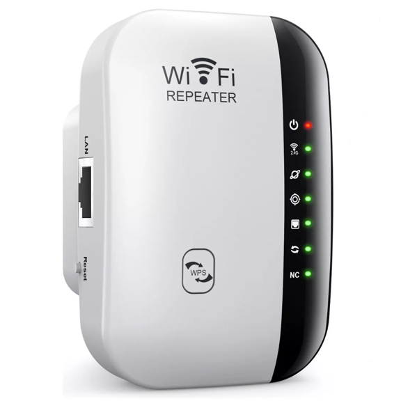 Repetidor y extensor de señal wifi BLOOSOM Blanco/Negro