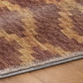 thumbnail image 5 of Addison Rugs Dream Shag Premium Machine Washable Transitional Tribal, Diamond Canyon Round Rug, 8' x 8', 5 of 8