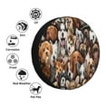 thumbnail image 4 of Pofeuu various dog breeds Print Spare Tire Wheel Cover for Car Truck SUV Camper Universal Fit Spare Tire Cover RV Spare Tire Covers-14 inch, 4 of 6