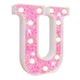 thumbnail image 1 of enjoywould LED Letter Light Glitter Alphabet Sign with Hanging Hole Night Light Party Wedding Home Decoration LED Light, 1 of 10