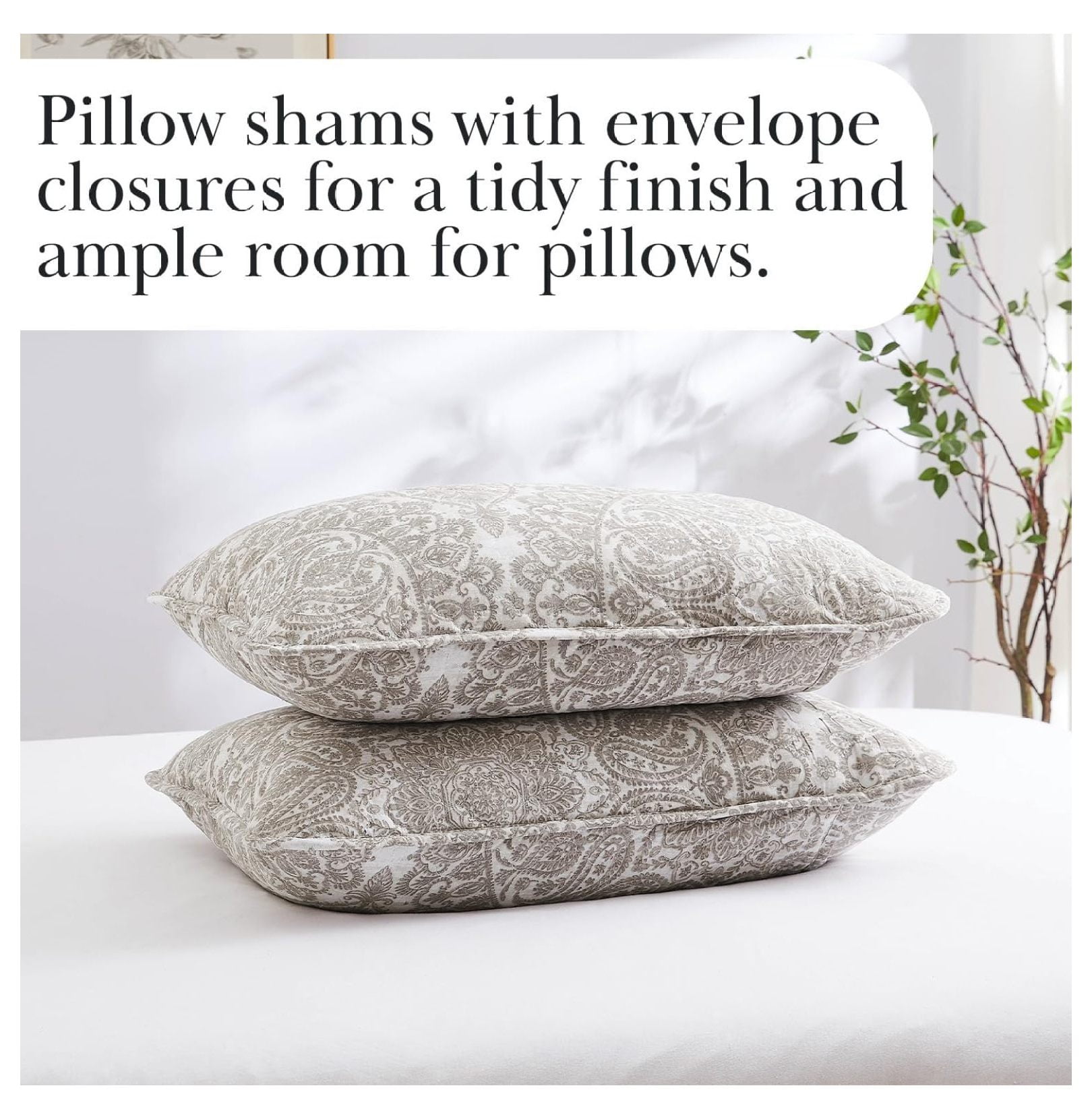 Ashanti Collection Oversized Twin XL Quilt Set, Soft Coverlet, Lightweight Bedspread 2-Piece with one Matching Quilted Pillow Sham (69 in Wide x 98 in Long), Twin/XL, Bone