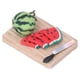thumbnail image 5 of Juguete de sandía para casa de muñecas 1:12 modelo de tabla de cortar cuchillo decoración de frutas de arcilla en miniatura ANGGREK Otros, 5 of 8