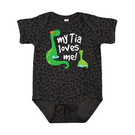 

Inktastic My Tia Loves Me Nephew Gift Baby Boy Bodysuit
