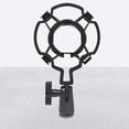 thumbnail image 2 of ABS Plastic Microphones Shock Mount Holder Studio Recording Bracket for Podcasters Musicians and Sound Professionals, 2 of 8