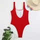 thumbnail image 5 of WILLBEST Trajes de Baño de Natación Para Mujer Trajes de Baño de Cintura Alta Para Mujer Traje de Baño Cruzado Con Lazo En La Espalda Traje de Baño Monokini Traje de Baño de 1 Pieza, 5 of 5