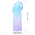 thumbnail image 3 of Botella Bebida 650 Ml Sin BPA Flavo para Acampar Senderismo Pesca () Rojo Azul, 3 of 9