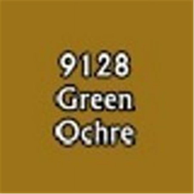 Reaper Miniatures REM09128 0.5 oz Master Series Paint Dropper Bottle, Green Ochre