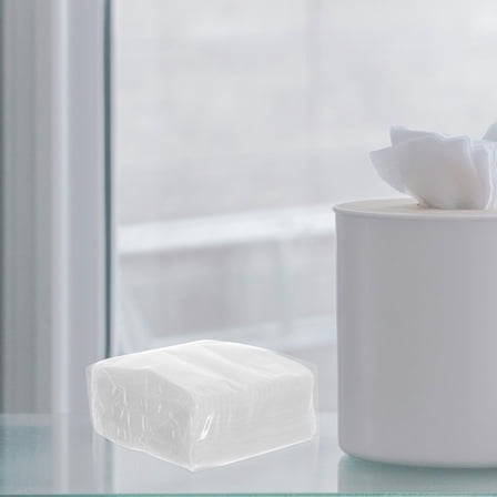 Hemoton 50pcs Tissue Paper Hotel Guest Towels Disposable Bathroom Napkins Hand Tissue Paper For Bathroom Party Room Wedding Restaurant