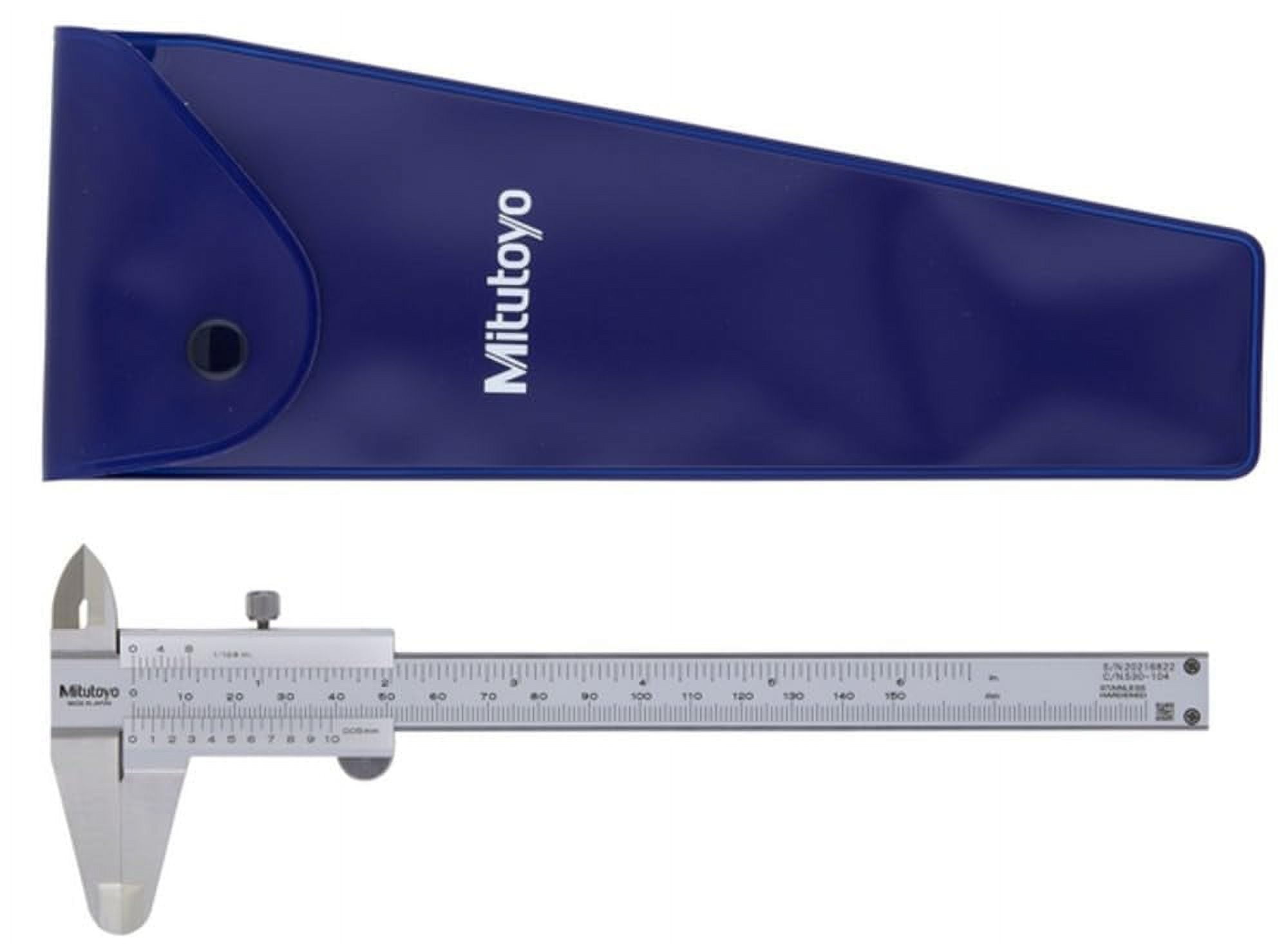 Mitutoyo 530-104 0-6""/150MM Fractional Vernier Caliper