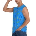 thumbnail image 3 of Kdxio Colorful Snake for Men's Muscle T-shirt,Sleeveless for Workout Running Athletic Gym Lounge Casual, 3 of 7