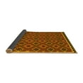 thumbnail image 2 of Ahgly Company Indoor Square Oriental Yellow Traditional Area Rugs, 4' Square, 2 of 4