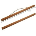 thumbnail image 1 of Walnut Magnetic Wooden Photo Picture Frame Wall DIY Poster Scroll Paint Hanger, 1 of 9