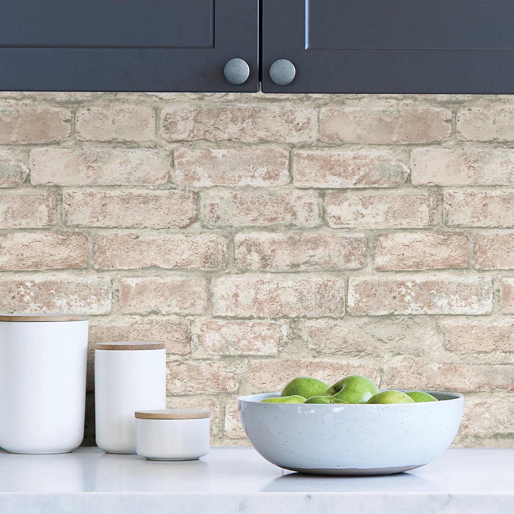 InHome Wildwood Walnut Peel And Stick Ritrama Wallpaper, 198-in by 20.5-in, 28.2 sq. ft.