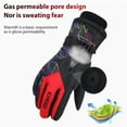 thumbnail image 3 of Ski Gloves,Winter Waterproof Snowboard Snow, 3M Warm Touchscreen Cold Weather Women Gloves Wrist Leashes, 3 of 5