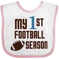 thumbnail image 3 of Inktastic My First Football Season Boys or Girls Baby Bib, 3 of 4
