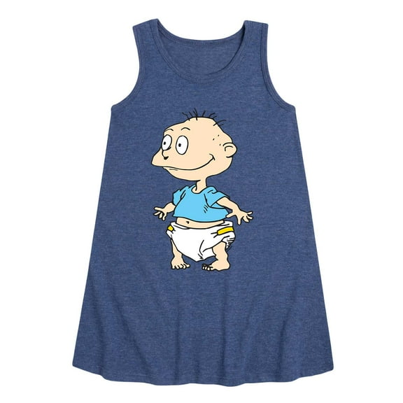 Rugrats -Tommg Coming and Going - Toddler and Youth Girls A-line Dress