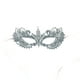 thumbnail image 1 of Máscara de ojos venecianos de encaje sexy para mujer con máscara de mascarada de diamantes para fiesta de disfraces de cosplay (plata), 1 of 5