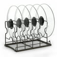 thumbnail image 3 of Auledio 5 Tier Adjustable Pot Rack Kitchen Cabinet Pantry Bakeware Organizer Rack Holder,Bronze, 3 of 8
