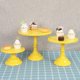 thumbnail image 2 of Metal Iron Cake Stand Round Pedestal Dessert Holder(Red S), 2 of 5