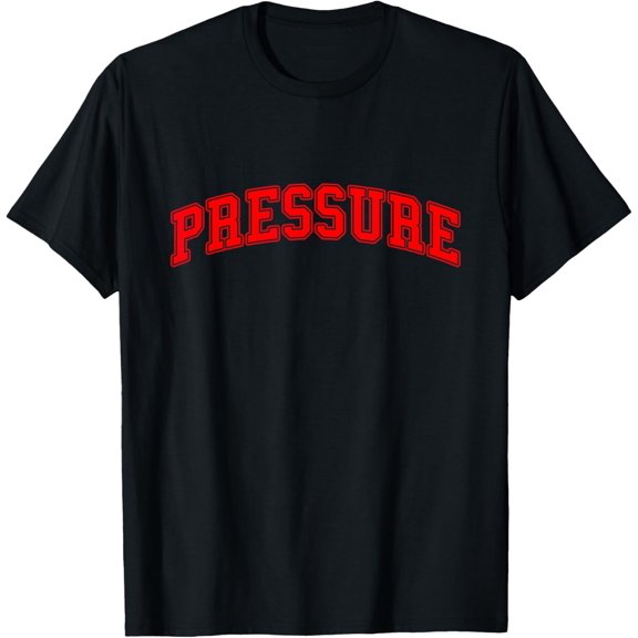 Red Pressure Red Color Graphic Funny Creative Graphic T-Shirt
