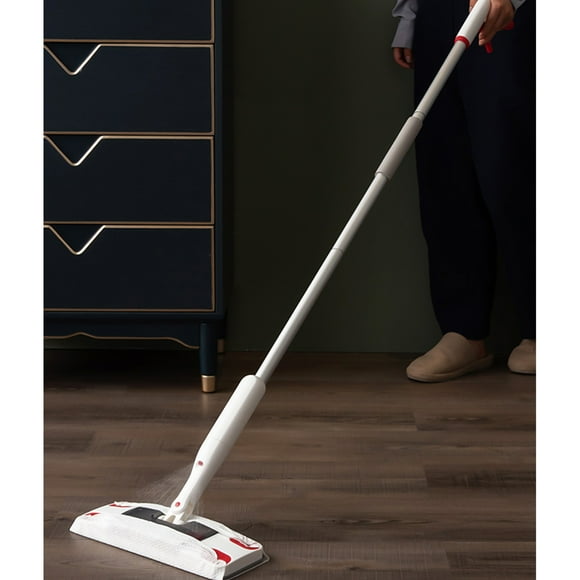Suncoda Mopping, Cleaning Supplies Disposable Lazy Disposable Clip Cloth Floor Wipe Dry and Wet-Use Flat Push Water Spray Electrostatic Dusts Removal Mop