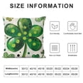 thumbnail image 5 of PHYHOO St Patricks Day Lumbar Pillow Cover Green Lucky Decorative Farmhouse Throw Pillows St Patrick's Day Cushion Case for Sofa Couch Home Bed Decor, 5 of 5