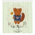 thumbnail image 3 of Ambesonne Zodiac Virgo Shower Curtain, Horoscope Design, 69"Wx84"L, Multicolor, 3 of 3