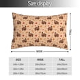 thumbnail image 2 of Kdxio Cotton Pillow Cases 20"x30" Pillowcases,Soft and Breathable Bedroom Pillow Cases-Turkey And Autumn Leaves-No Pillow Core, 2 of 5