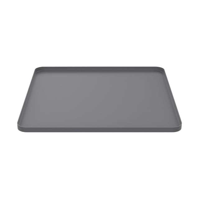 Grey Silicone Waterproof Washing Machine Top Mat Non Slip Surface Organizer For Laundry Supplies Dust Proof And Easy Clean