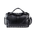 thumbnail image 1 of unbranded De Hombro Rivet En PU Negro Con Para Almacenaje En Varias Ocasiones, 1 of 8