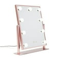 thumbnail image 3 of Impressions Vanity Hollywood Touch Duotone LED Makeup Mirror, Tabletop (Rose Gold), 3 of 6