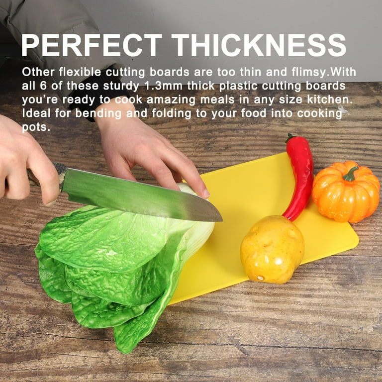 Flexible Silicone Cutting Board For Kitchen Dishwasher - Safe And Non-slip