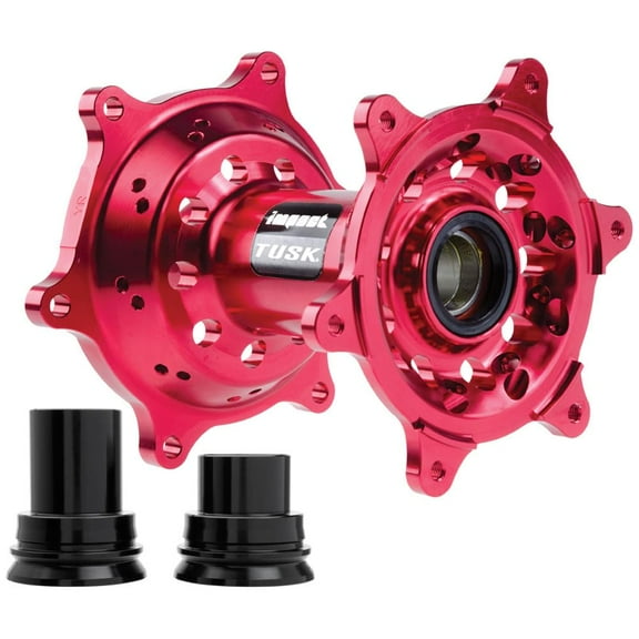 Tusk Impact Motorcycle Hub - Rear Red for KTM 350 XC-F 2023-2024