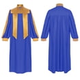 thumbnail image 3 of JOANKDMI Unisex Adult Classic Choir Judge Minister Costume Long Gown Robe with Contrasting Stole for Stage Performance Themed Roleplay Event and Roleplay Suit, 3 of 6