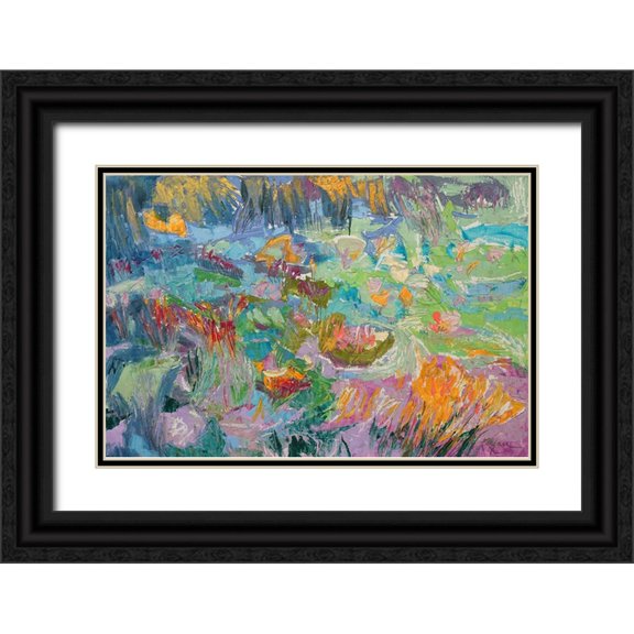 Fagan, Dorothy 14x11 Black Ornate Wood Framed with Double Matting Museum Art Print Titled - Morning Prayer