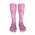 thumbnail image 5 of Rateoe Breast Cancer Awareness2 print Women's Men's Novelty 20in Crew Socks Cotton Socks Knee High Socks for Walking,Running,Nurses,Pregnancy-One Size, 5 of 8