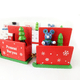 thumbnail image 4 of Christmas Wooden Train Ornament Cute Painted Toy Train With Santa Claus Snowman Crafts For New Year Xmas Party Decor Kids Gifts, 4 of 5