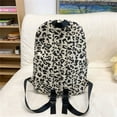 thumbnail image 4 of Autumn Winter Backpack Student School Bag Leopard Print Travel Backpack, 4 of 20