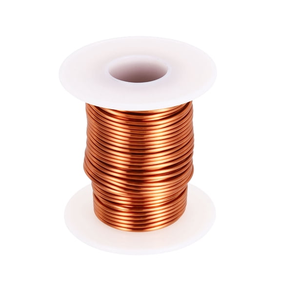 Uxcell 16 AWG Magnet Wire, 16 Gauge Enameled Copper Wire, 6 oz Magnetic Coil Wire for Transformer, Motor, Electric, 155C(311F)