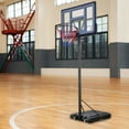 Outdoor Basketball Hoop, Portable Basketball Court for Adults Teenagers, 6.6ft 10ft Height