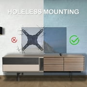 Universal TV Stand for Most 22 to 65 inch LCD Flat Screen TVs, Easy Install Tabletop TV Stands Base Fit TVs