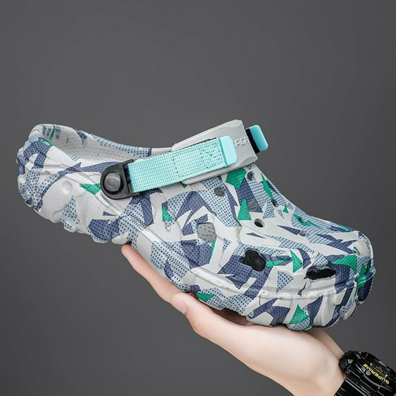 Men's Sport Sandals Closed Toe Casual Outdoor Water Shoes Non Lightweight Breathable Soft Sole for Adult Men Summer Daily Walking Beach Hiking