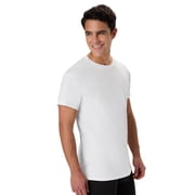 Hanes Undershirt T-Shirt, 3-Pack, Soft Modal-Cotton-Blend White Undershirts, Moisture-Wicking