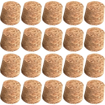 CATIEBYE Wine Bottle Stoppers Light Corks for Table Decor, 100 Pieces and Reusable