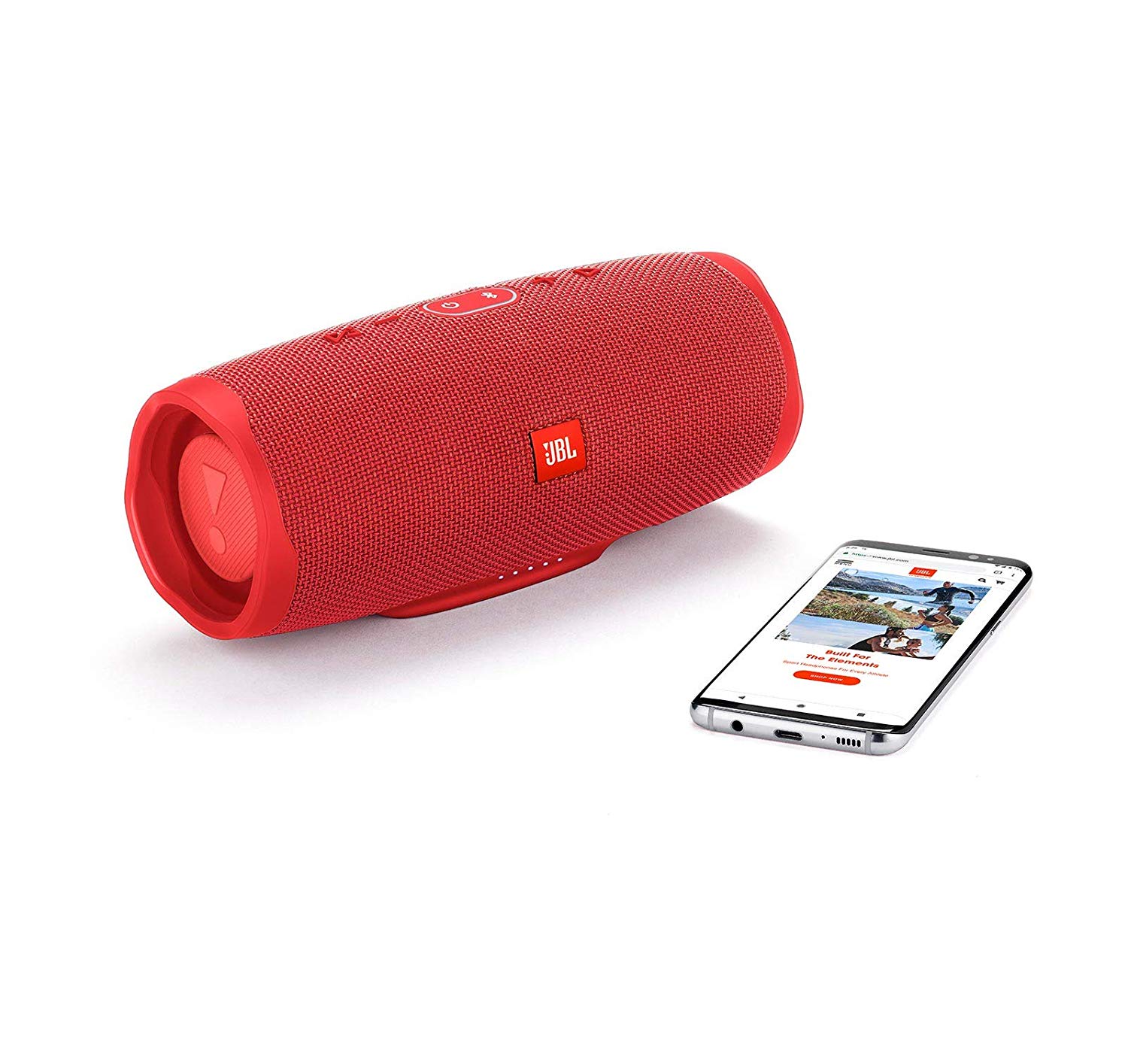 JBL Charge 4 Portable Waterproof Wireless Bluetooth Speaker - Red - image 3 of 5