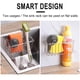 thumbnail image 5 of Ganfancp Esponja para Fregadero de Cocina 2 En 1 Marco de Acero Inoxidable 304 Cocina Baño Organizador Accesorios Ofertas Del Día Liquidación 1X Rejilla para Fregadero, 5 of 7
